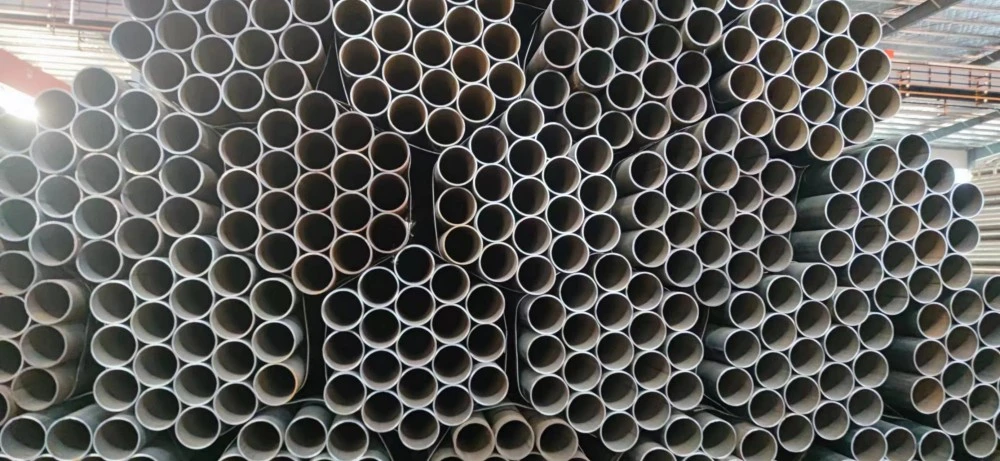 Black Erw Round Steel Pipe